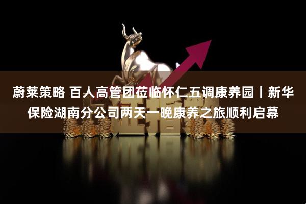蔚莱策略 百人高管团莅临怀仁五调康养园丨新华保险湖南分公司两天一晚康养之旅顺利启幕