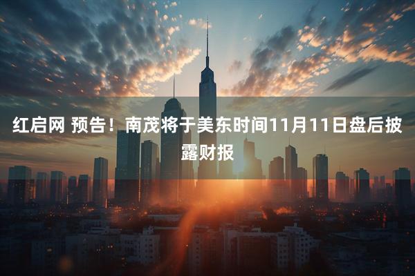 红启网 预告！南茂将于美东时间11月11日盘后披露财报